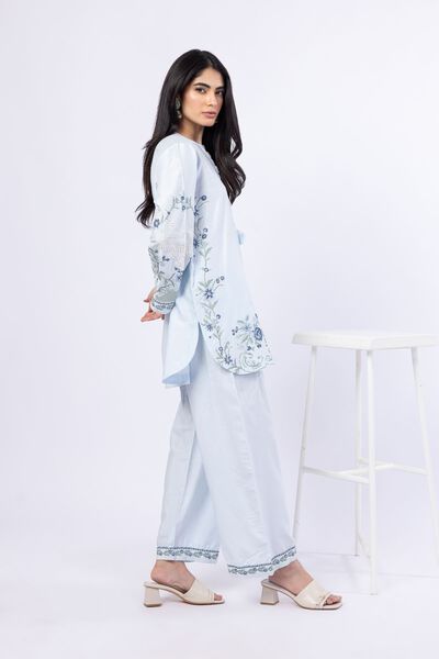 Embroidered | Raw Silk | Pants | USD 25.00