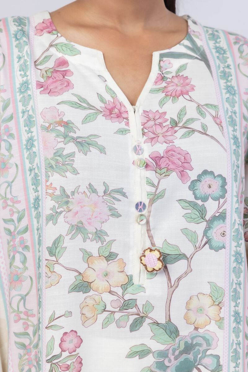 Printed | Dull Raw Silk | Kurta | USD 30.00