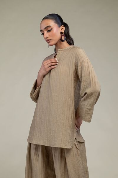 Dyed | Blended Crinkle | Tunic | USD 40.00