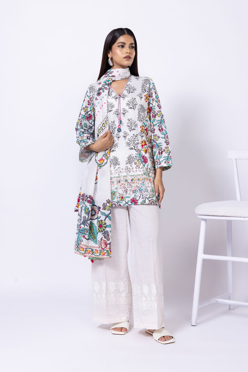Embroidered | Crosshatch Poplin | Kurta | null