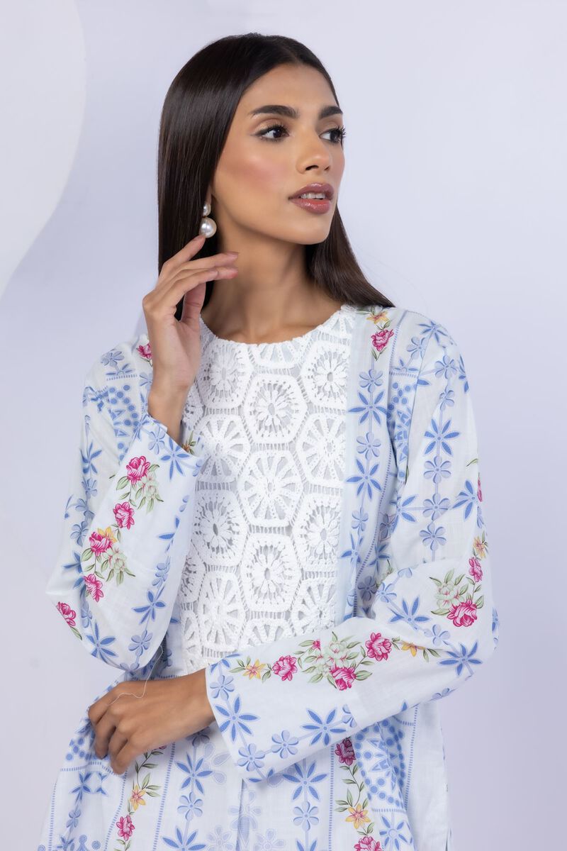 Embroidered | Crosshatch Poplin | Kurta | USD 15.00