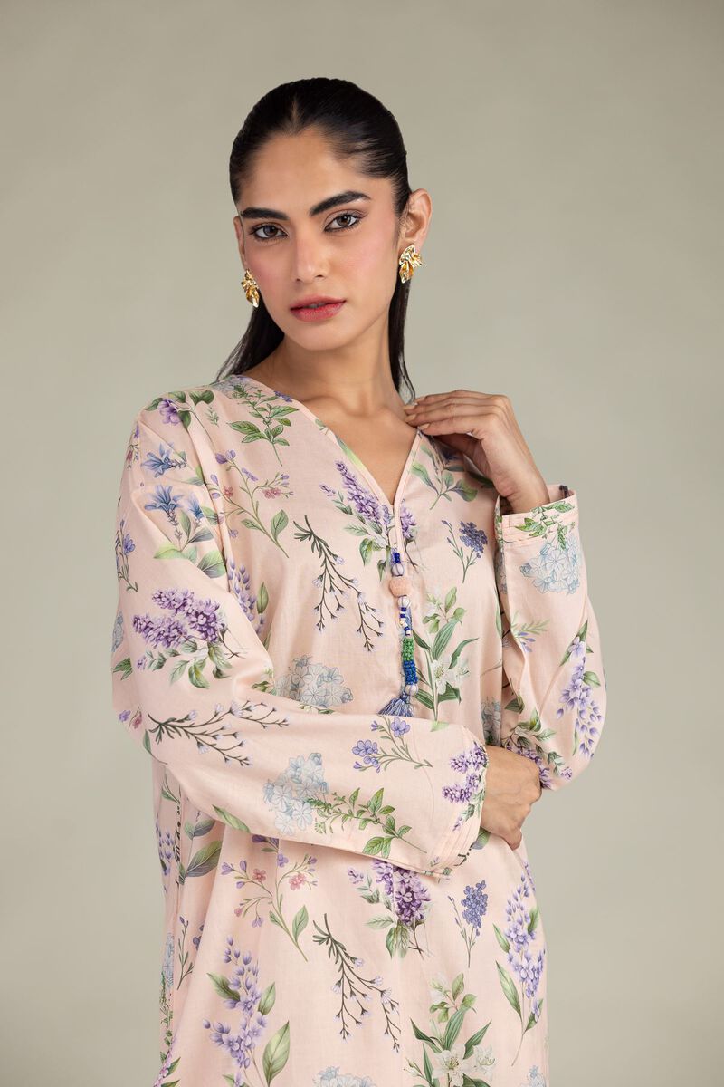 Printed | Cotton Viscose | Short Floral Kurta | USD 35.00