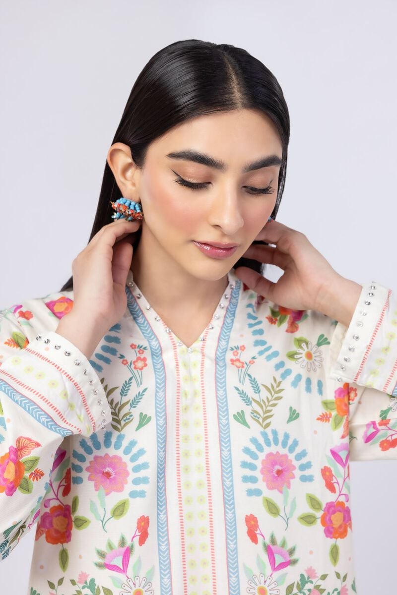 Printed | Thai Silk | Kurta | USD 20.00