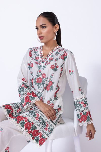 Embroidered | Cambric | Kurta | USD 26.00