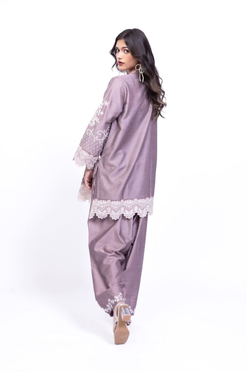 Embroidered | Raw Silk | Kurta | USD 55.00