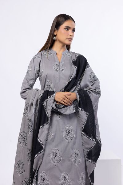 Printed | Slub Lawn | Dupatta | USD 20.00
