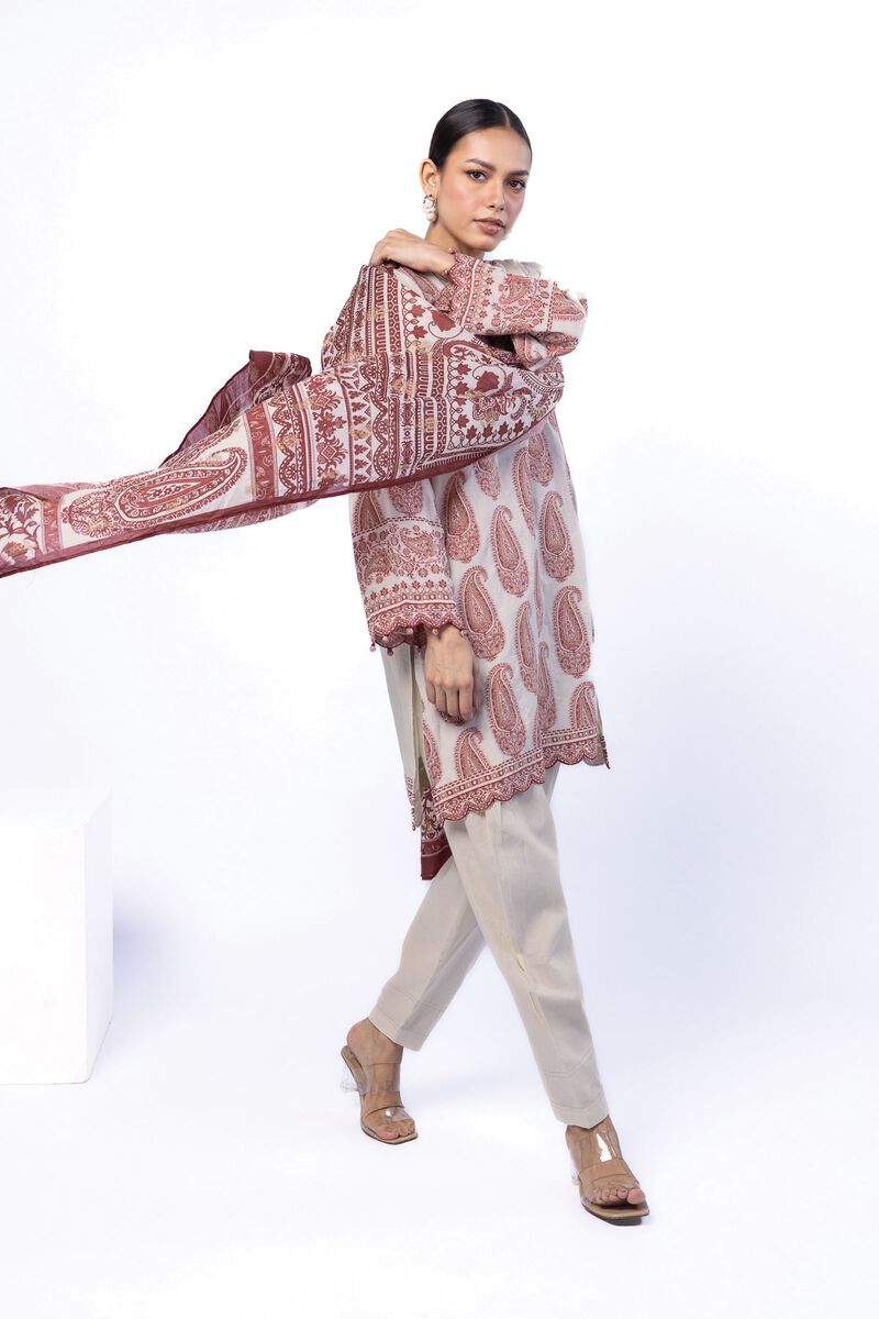 Dyed | Jacquard | Tailored 3 Piece | USD 70.00