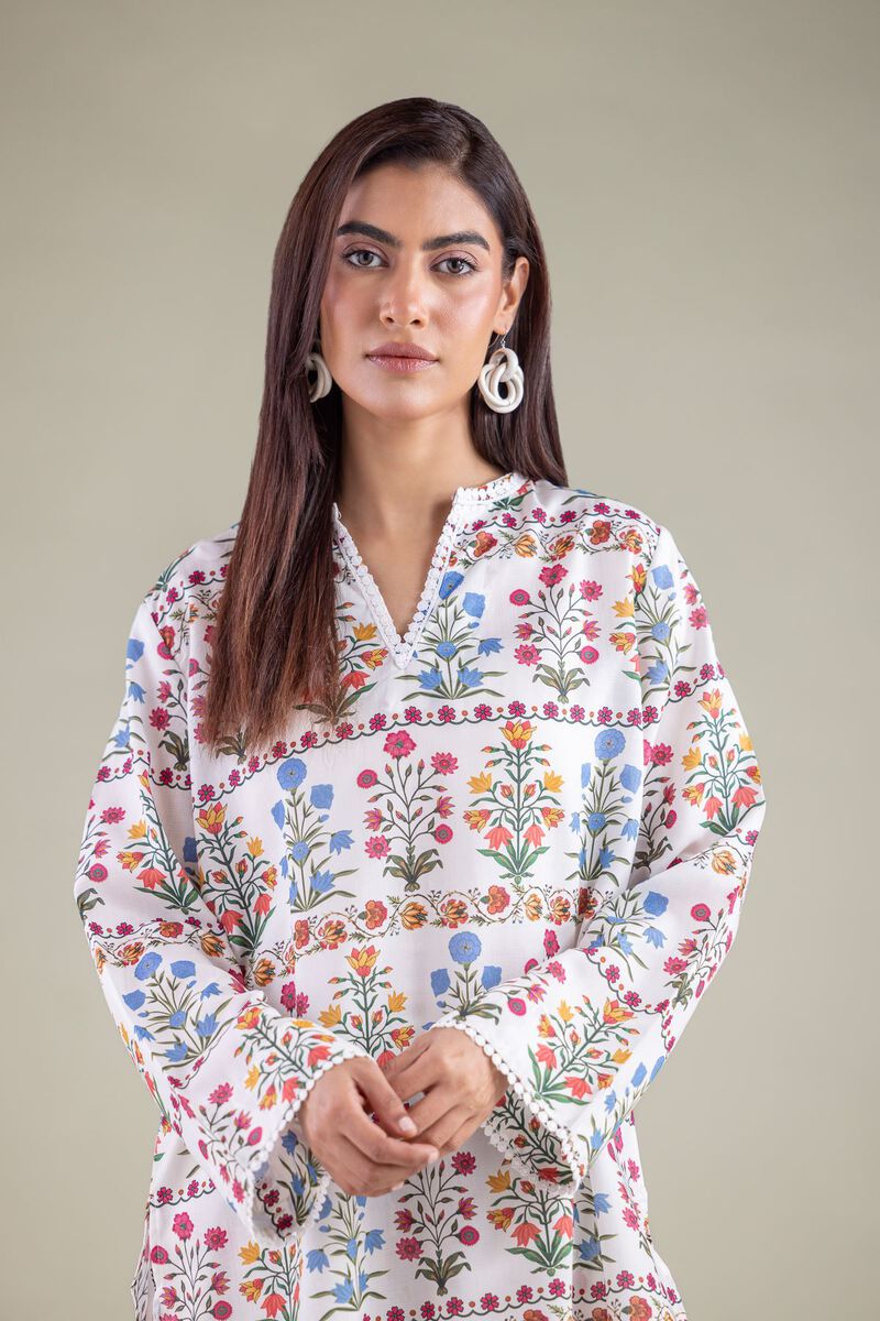 Embroidered | Textured Weave | Tunic | USD 35.00