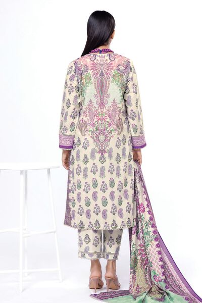 Printed | Slub Lawn | Fabrics 3 Piece | USD 12.00