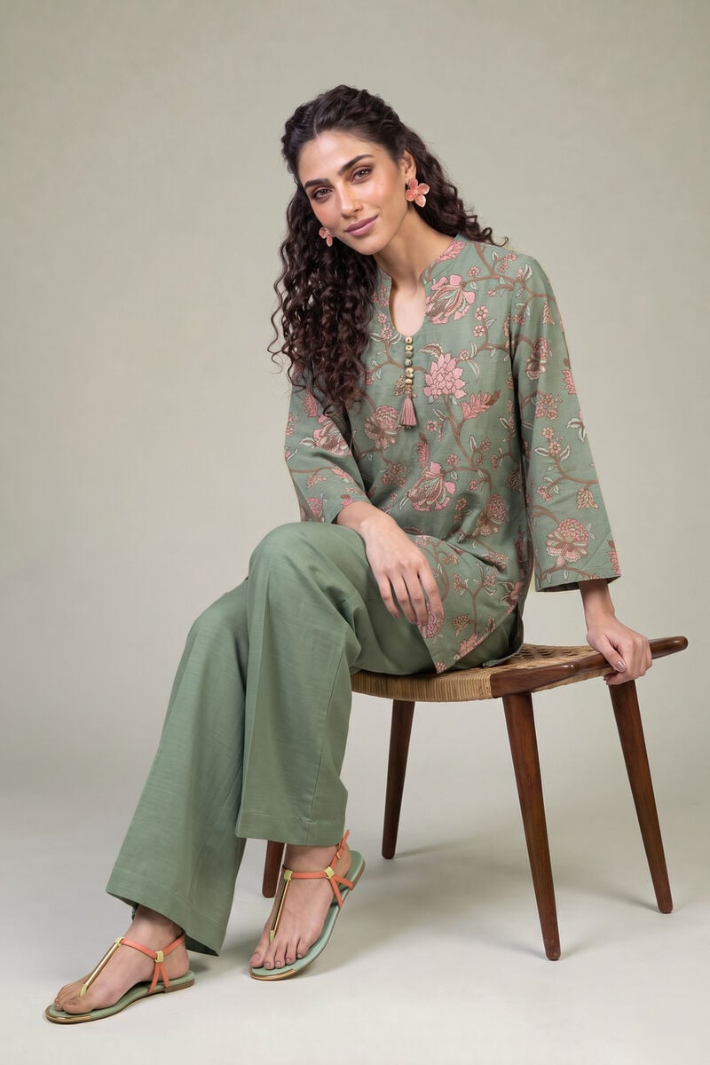 Printed | Light Khaddar | Short Khaddar Kurta | USD 35.00