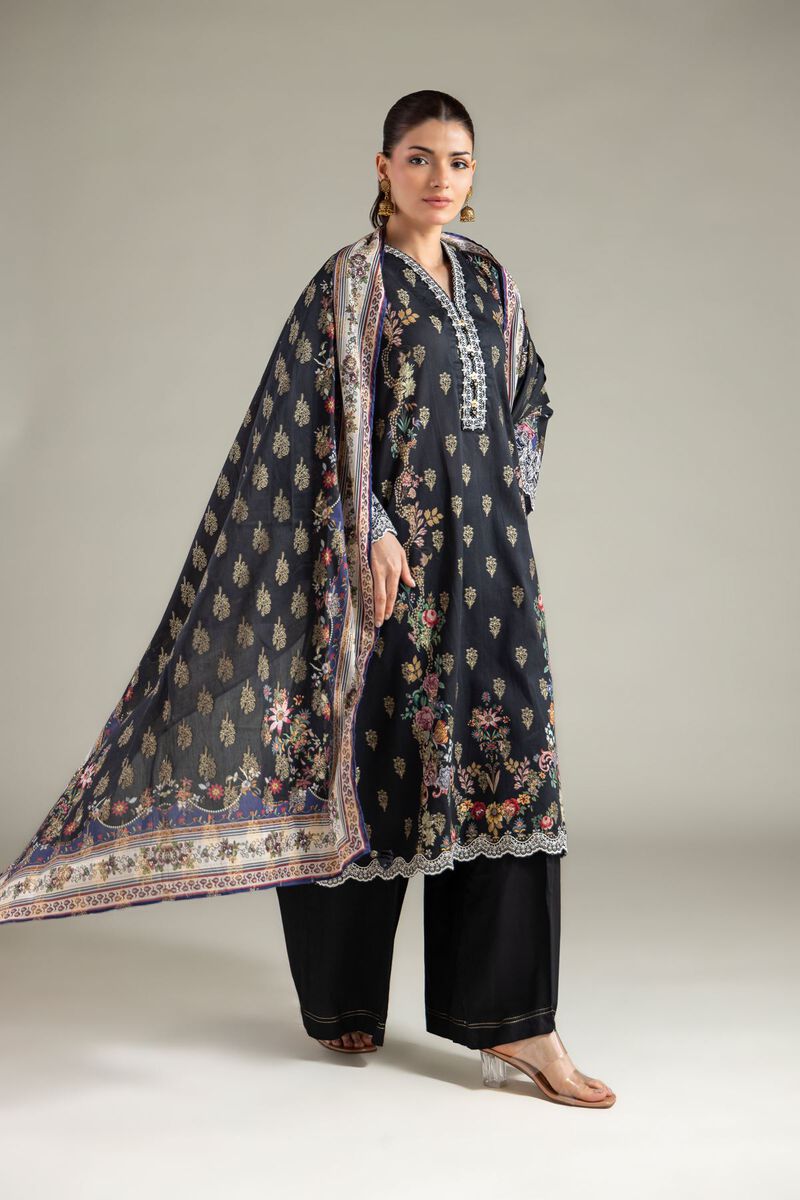 Embroidered | Jacquard | Tailored 3-Piece Set | USD 75.00