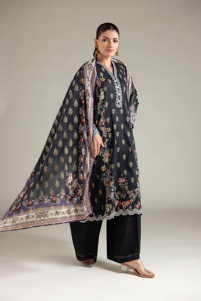 Embroidered | Jacquard | Tailored 3-Piece Set | USD 75.00