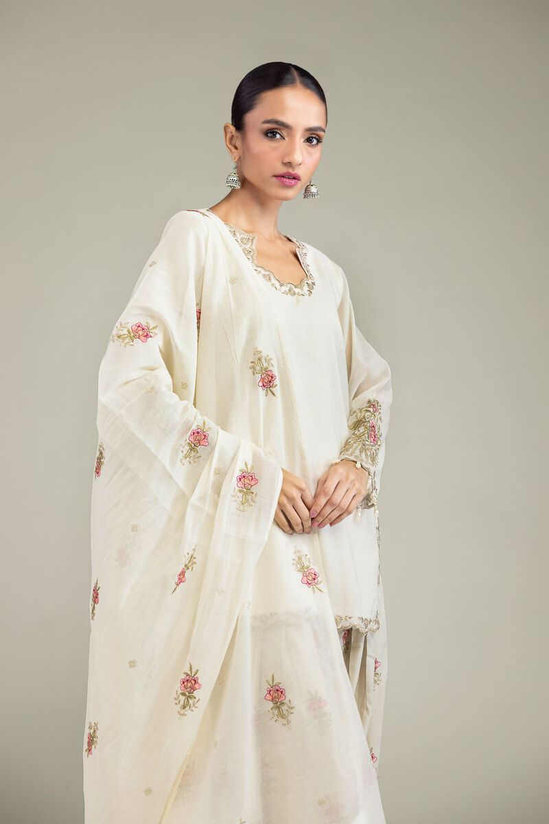 Embroidered | Paper Silk | Dupatta | USD 40.00