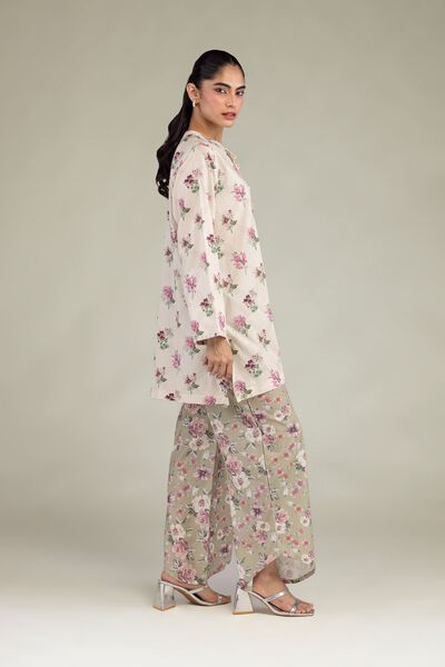 Printed | Cotton Viscose | Printed Cotton Pants | USD 30.00