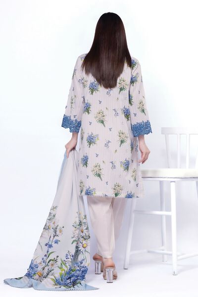 Embroidered | Lawn | Fabrics 3 Piece | USD 20.00