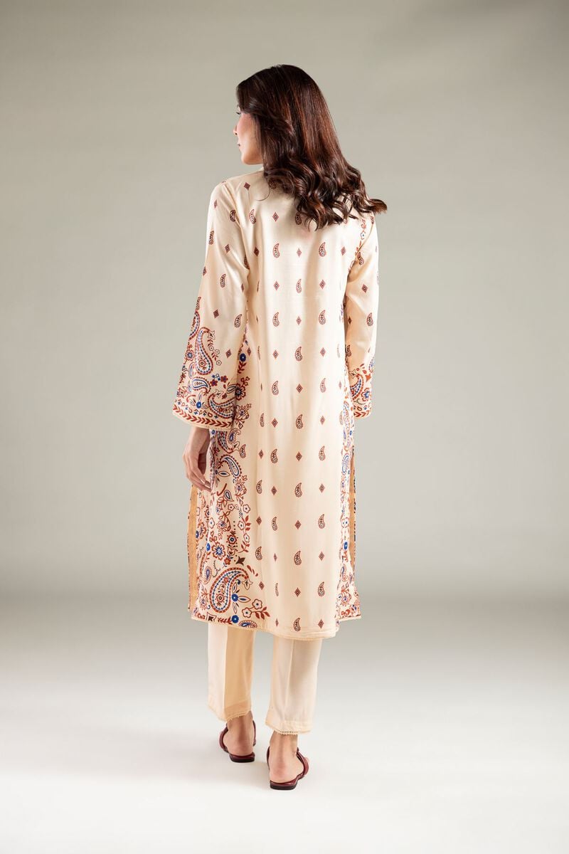 Printed | Viscose | Long Paisley Kurta | USD 35.00