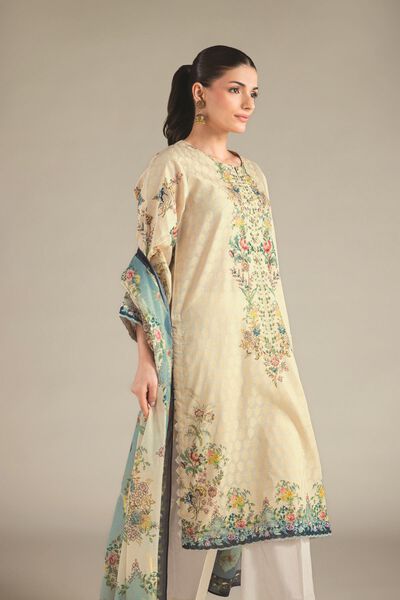 Embroidered | Jacquard | Jacquard Tailored 3-Piece | USD 75.00