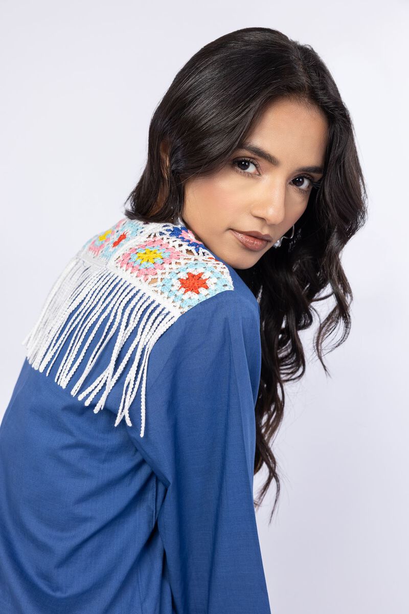 Embroidered | Crosshatch Poplin | Kurta | USD 15.00