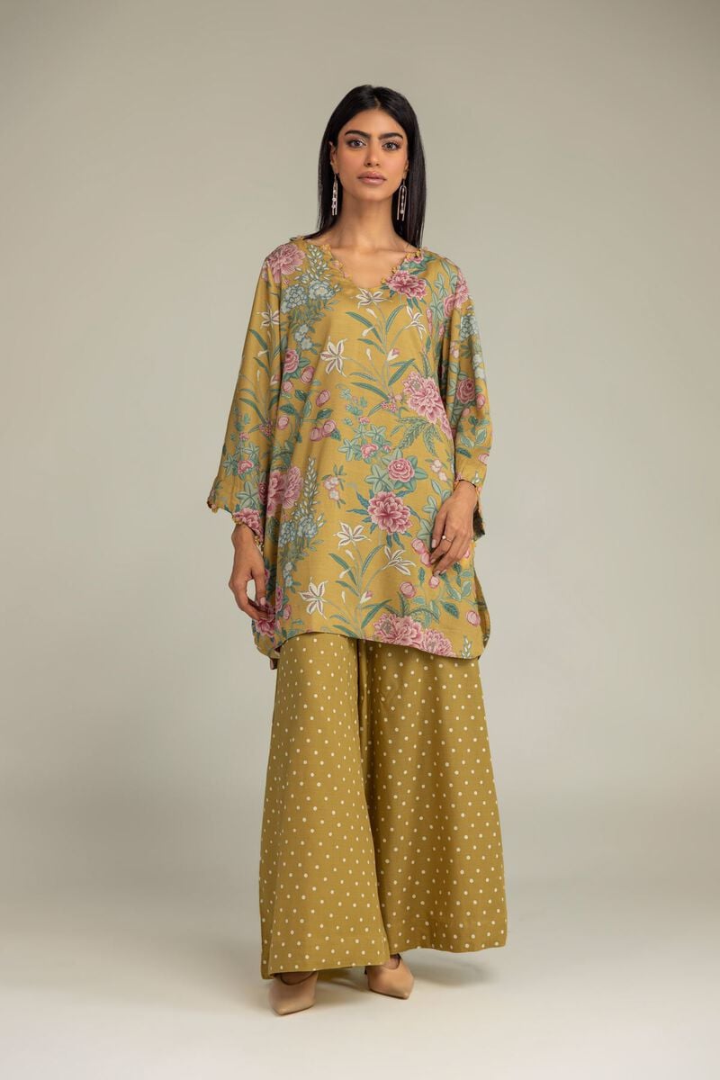 Printed | Raw Silk | Raw Silk Pants | USD 35.00