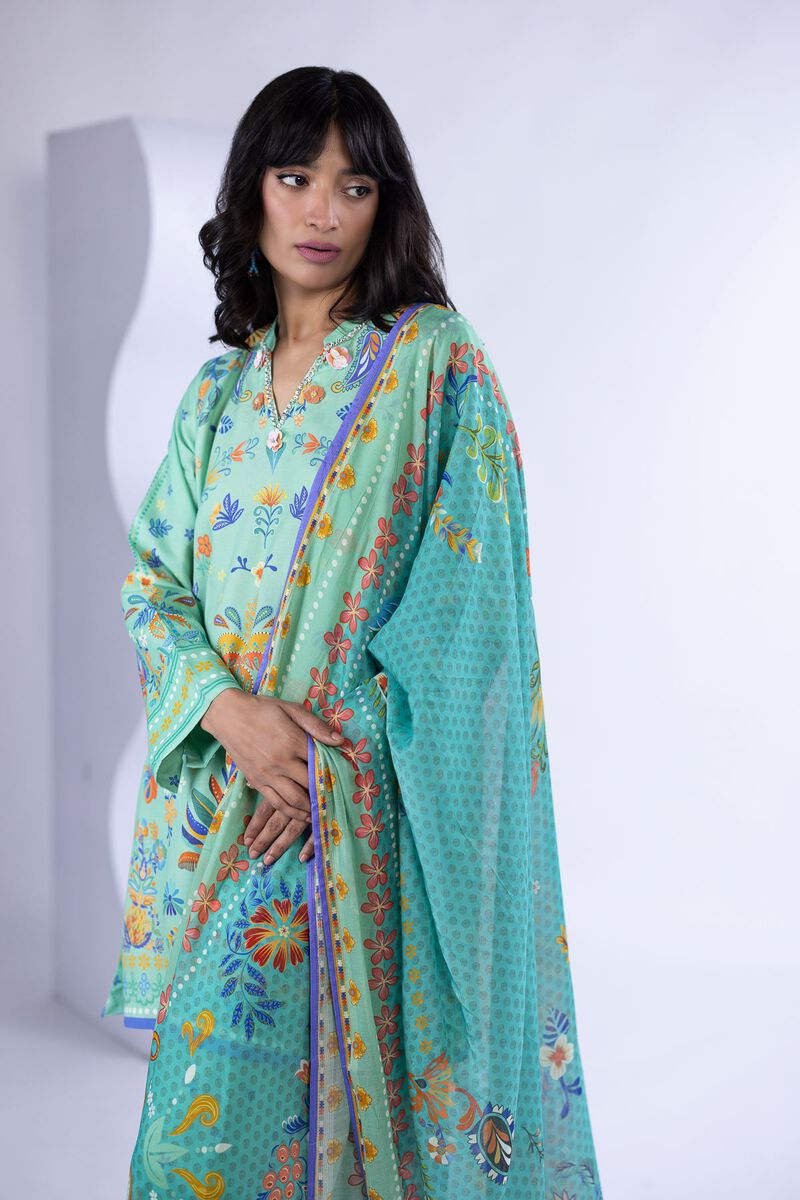 Printed | Light Thai Silk | Dupatta | USD 11.50