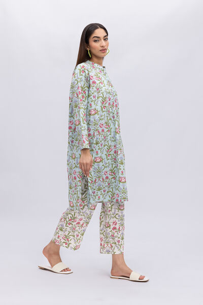 Printed | Crosshatch Poplin | Pants | USD 15.00