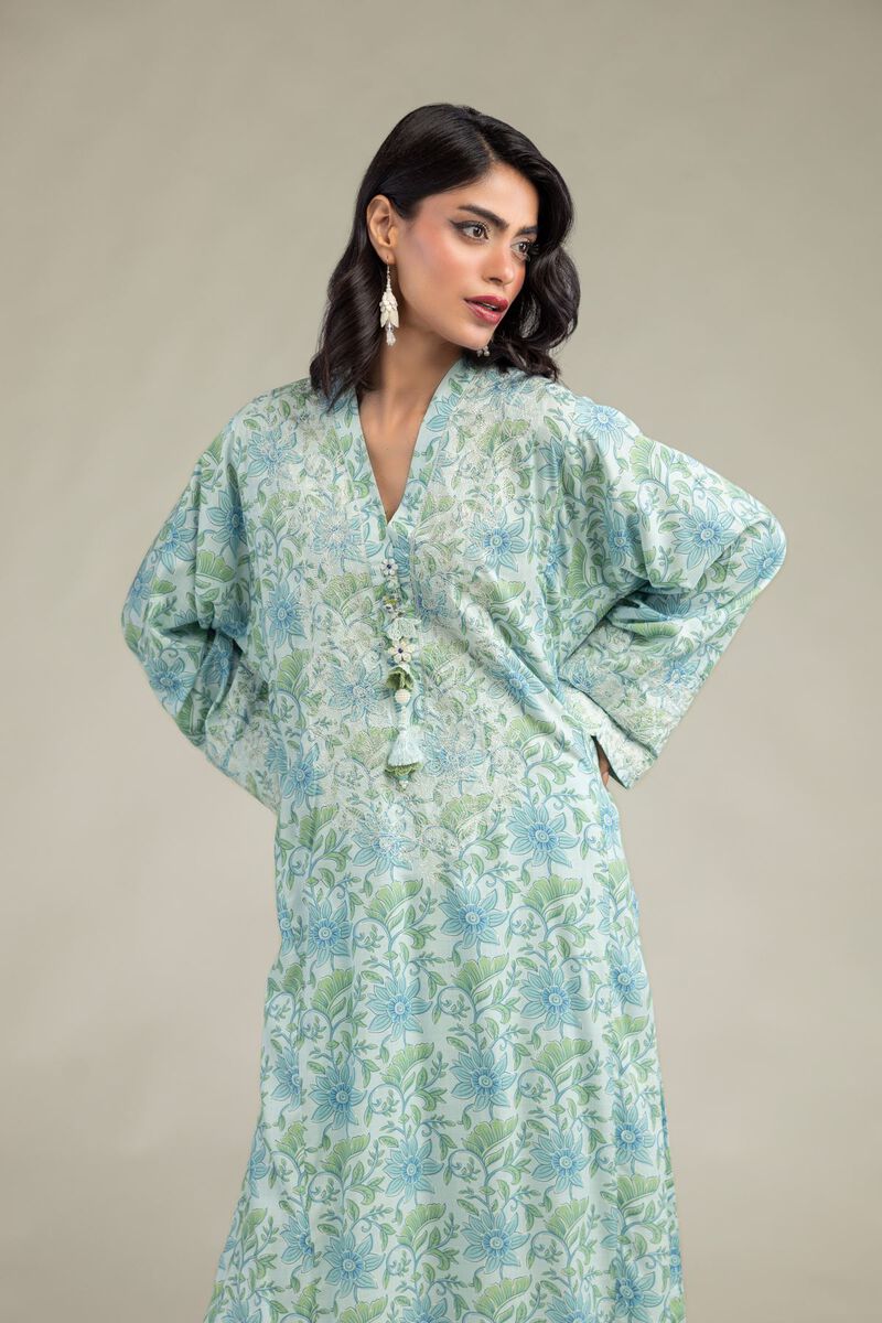 Embroidered | Raw Silk | Kurta | USD 60.00