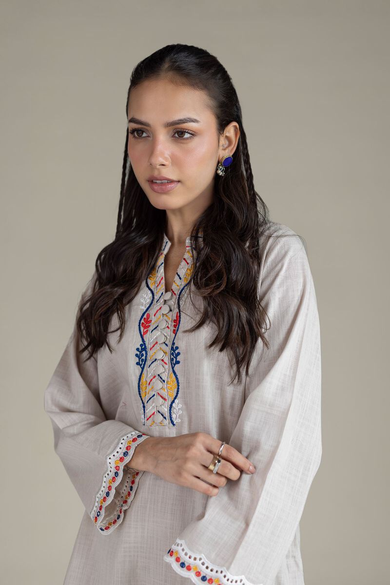 Embroidered | Heavy Textured Cotton | Kurta | USD 30.00