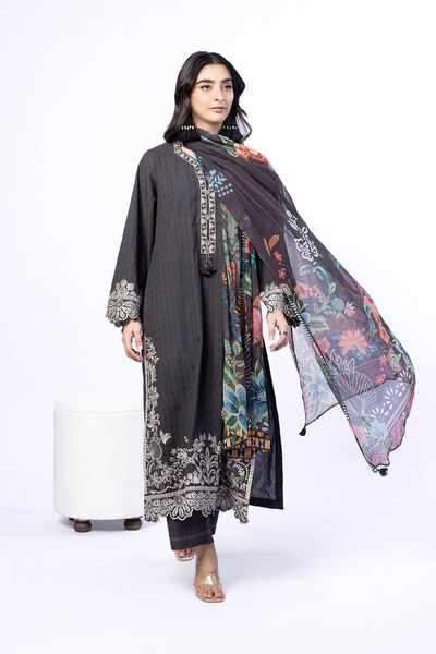 Embroidered | Cotton Dobby | Tailored 3 Piece | USD 75.00