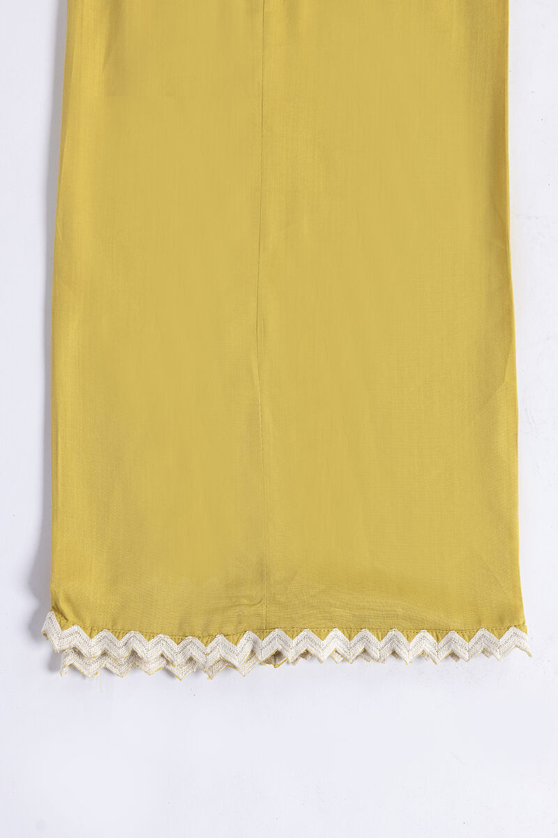 Embroidered | Crosshatch Raw Silk | Pants | USD 11.50