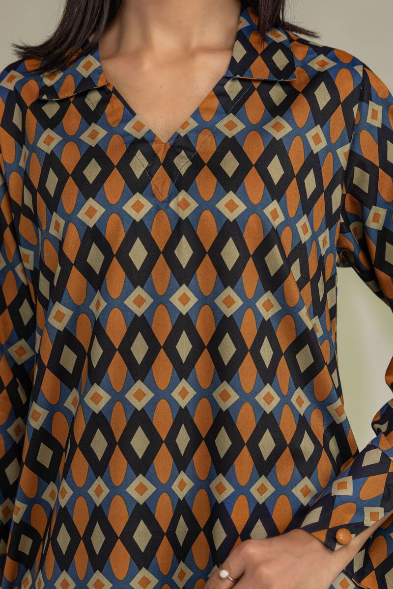 Printed | Cambric | Longline Cambric Kurta | USD 35.00