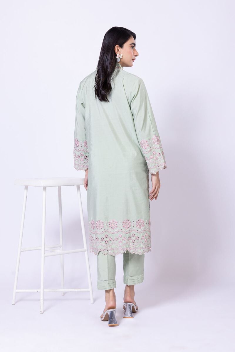 Embroidered | Dull Raw Silk | Kurta | USD 25.00