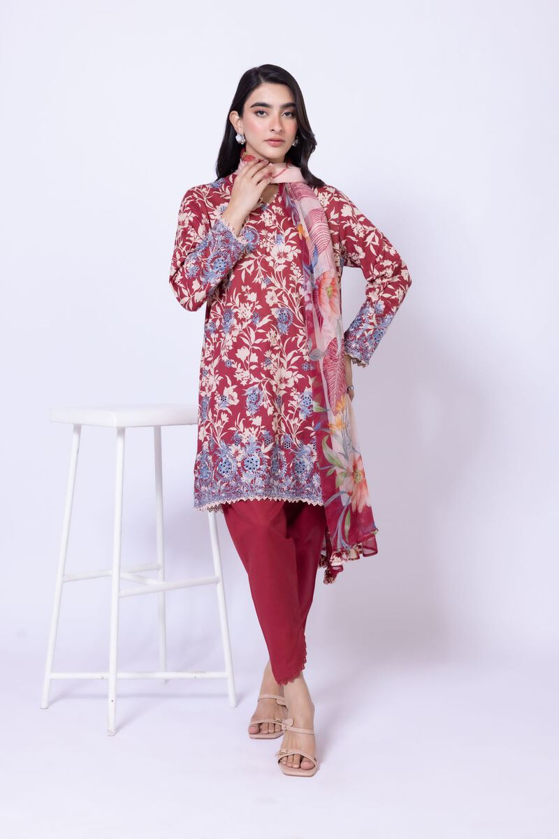 Printed | Chiffon | Dupatta | USD 8.50