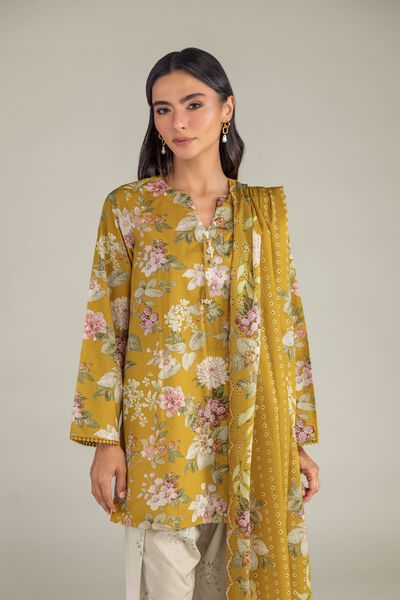 Printed | Cambric | Floral Cambric Kurta | USD 35.00