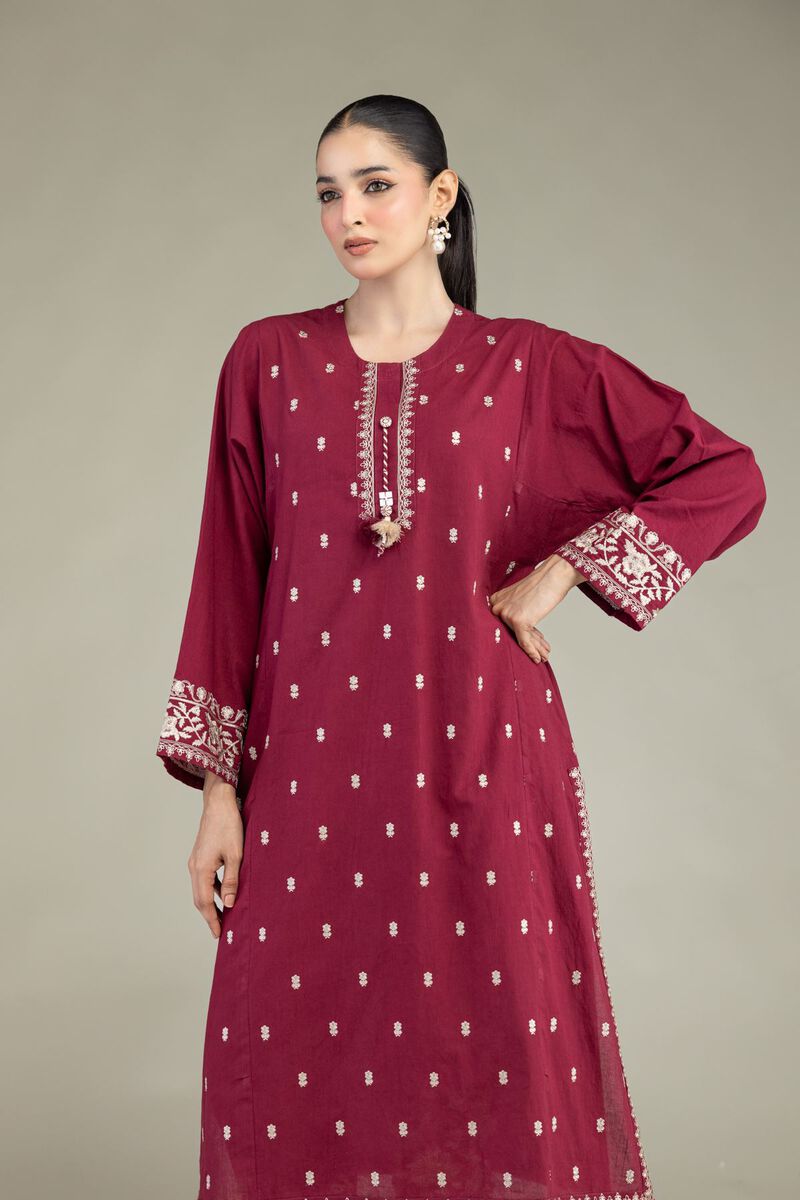 Embroidered | Cambric | Cambric Tailored 2-Piece | USD 55.00