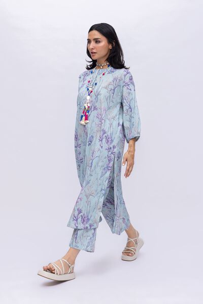 Printed | Ripple Crinkle | Pants | USD 18.00