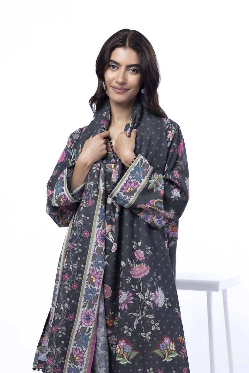Printed | Karandi | Tailored 3 Piece | USD 50.00