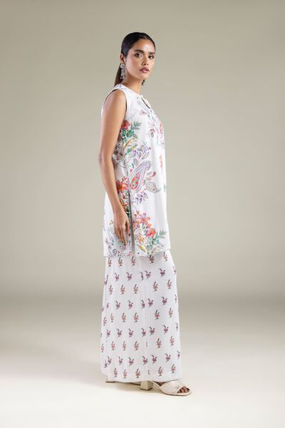 Embroidered | Viscose | Paisley Pants | USD 30.00