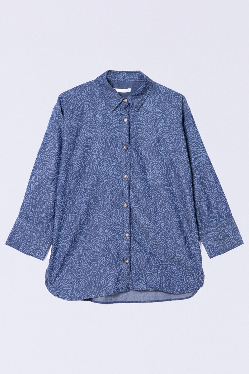 Embroidered | Tencel Denim | Blouse | USD 10.50