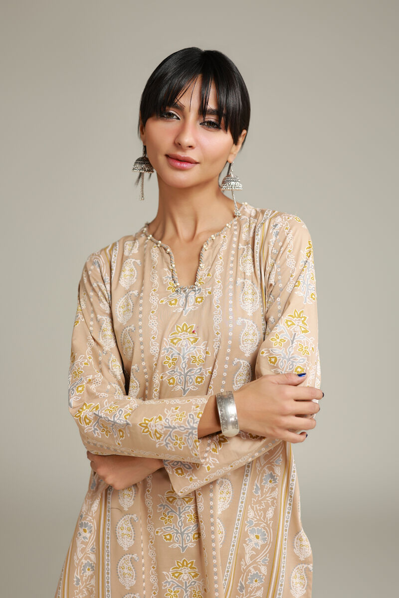 Printed | Cambric | Floral Longline Kurta | USD 35.00