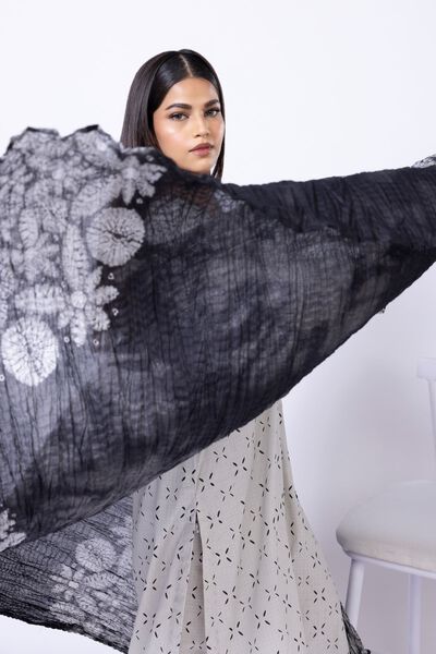 Printed | Voile | Dupatta | USD 20.00