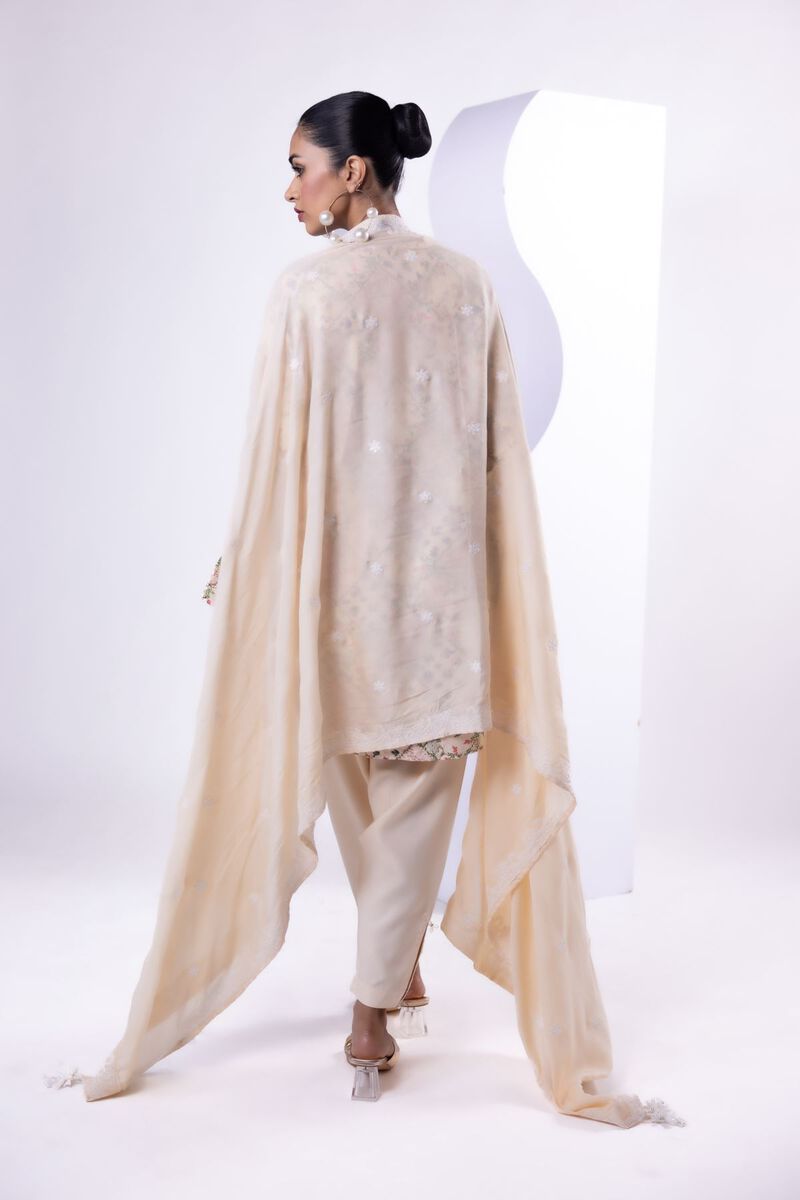Embroidered | Light Thai Silk | Dupatta | USD 40.00