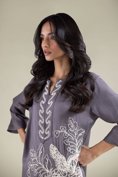 Embroidered | Viscose | Tunic | USD 40.00