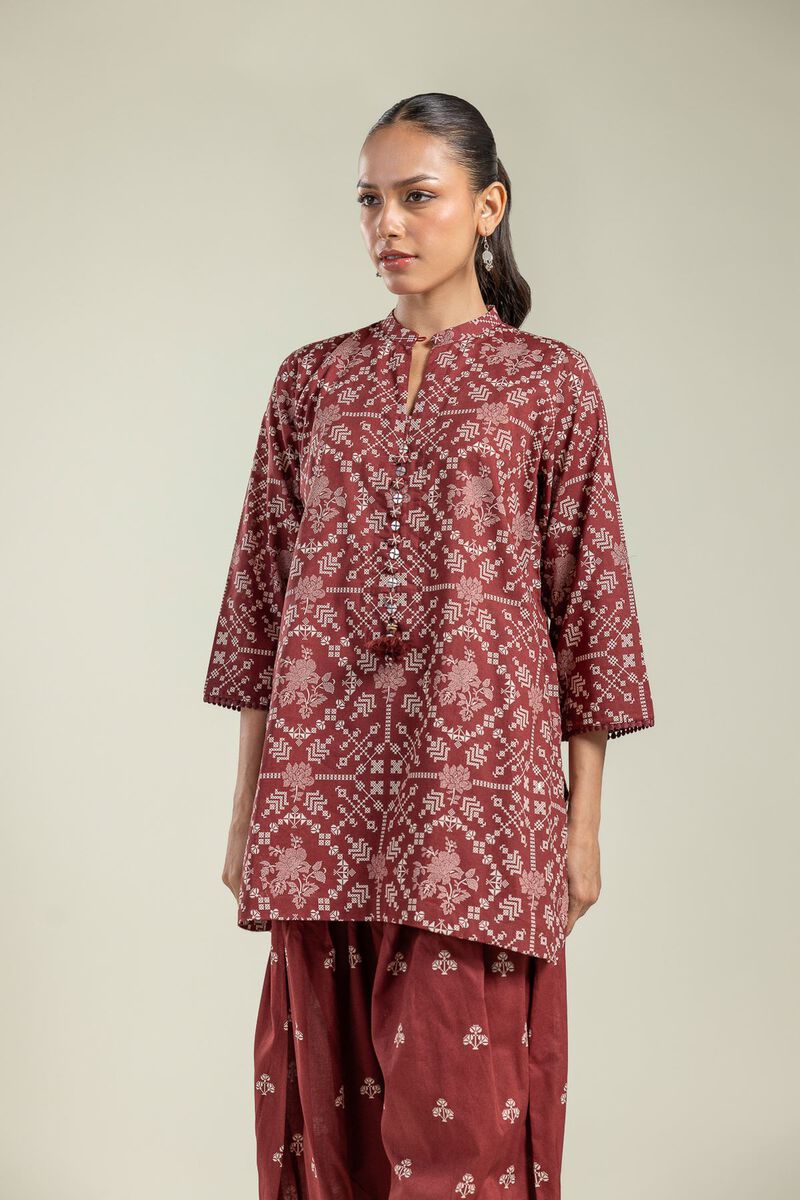 Printed | Cambric | Short Cambric Kurta | USD 30.00