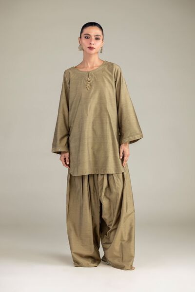 Dyed | Raw Silk | Solid Silk Pants | USD 30.00