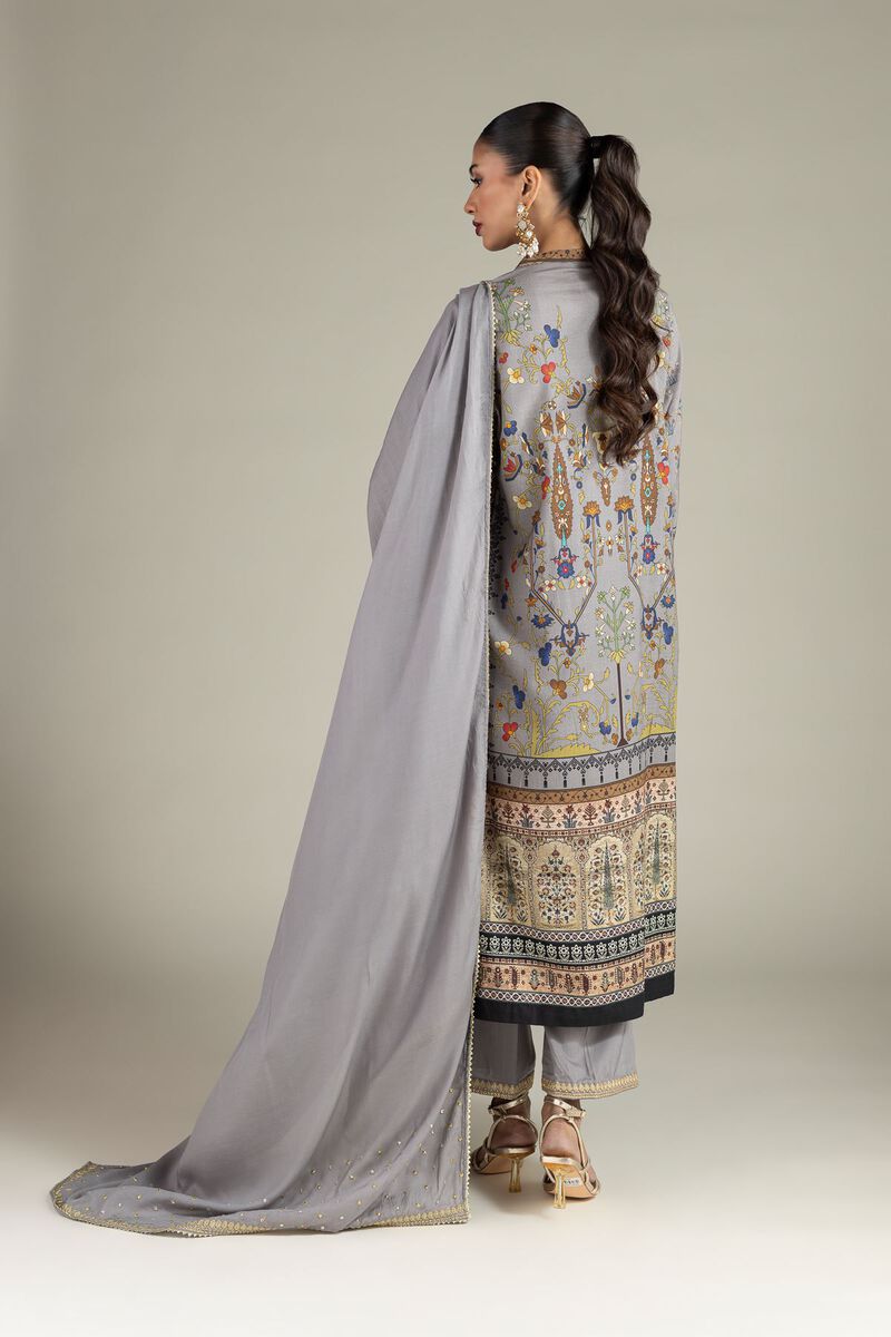 Embroidered | Raw Silk | 3 Piece Co-ord Set | USD 50.00