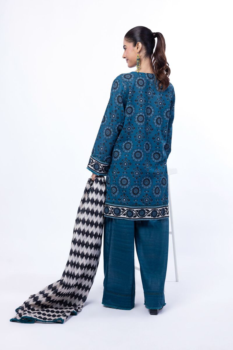 Printed | Light Khaddar | Tailored 3 Piece | USD 45.00