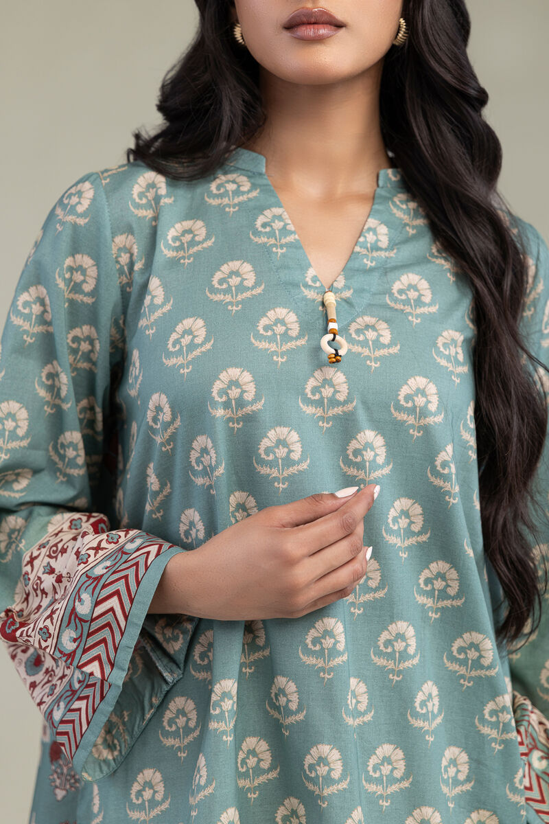 Printed | Cambric | Short Floral Kurta | USD 35.00