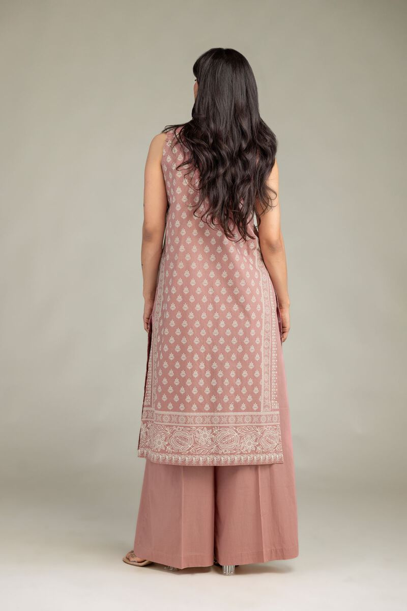 Cambric | Sleeveless Cambric Kurta | USD 40.00