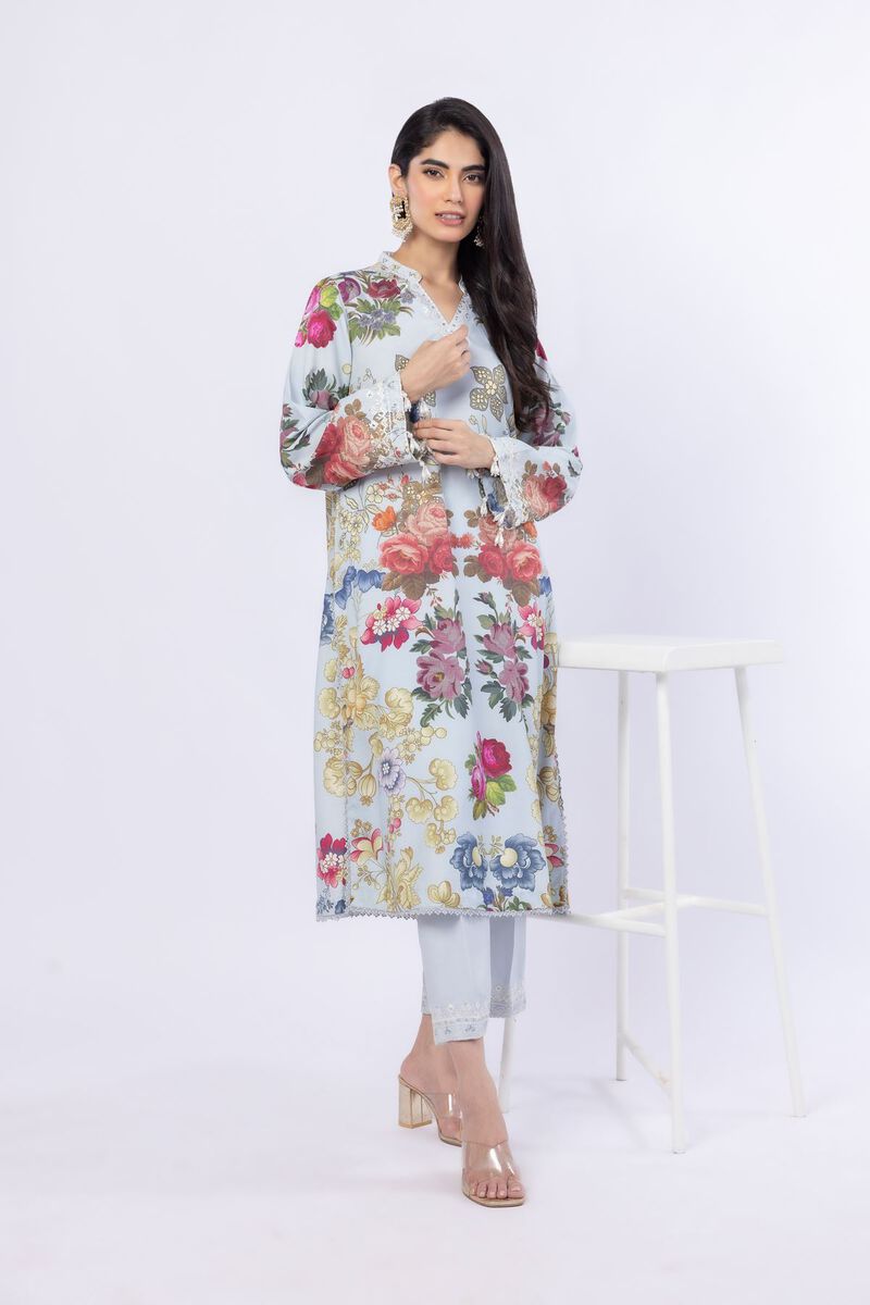 Embroidered | Russian Raw Silk | Pants | USD 23.00