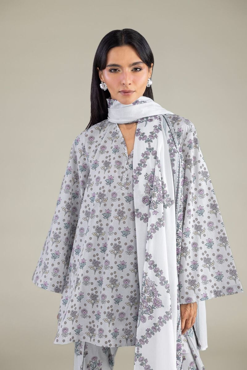 Printed | Lawn | Floral Lawn Dupatta | USD 30.00